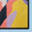  x x Tapis multicolore à motif abstrait Nocturne de la collection The Jungle dimanche-83973843