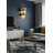 Modern 3-Light Crystal Wall Sconce 