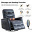 Fauteuil inclinable en similicuir Aamia-1524847588