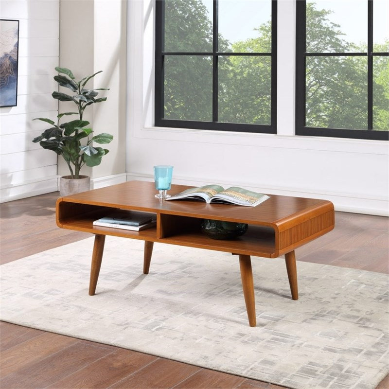 Table basse en bois avec noyer riche Pembrely Row