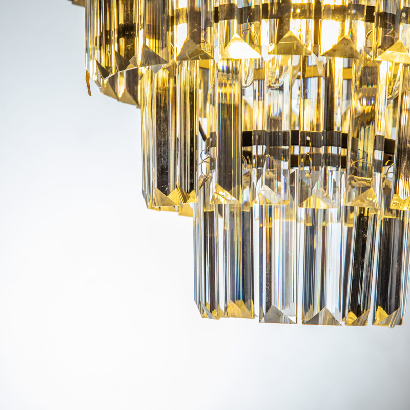Azani Crystal Flush Mount, Matte Black