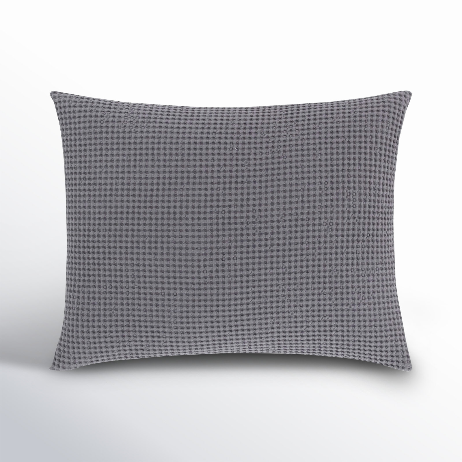 Bubble Matelasse Sham, Standard, Gray