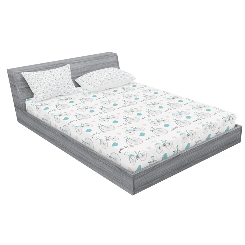 Microfiber Sheet Set, Full Sheet Set with Fitted Sheet