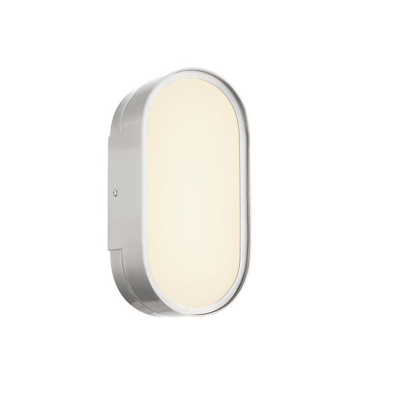 Melody LED Flush Mounted Sconce, Nickel