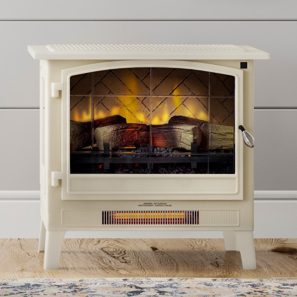 Country Living Smart Infrared Electric Fireplace Stove Heater