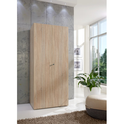 Aghi 2 Door Wood Wardrobe