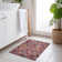 Machine Washable Indoor/Outdoor Claudian ACN1637 Paprika Rug