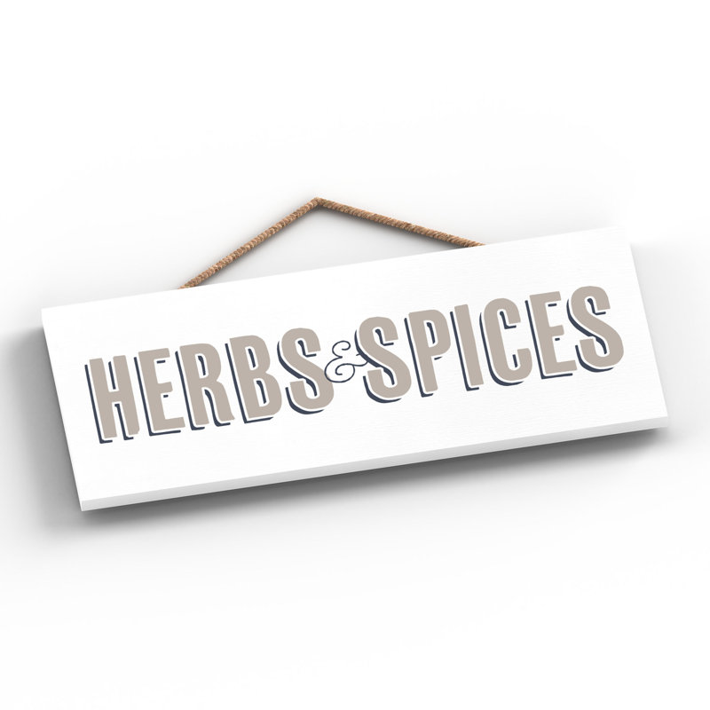 Vivid Squid Wholesale Herbs And Spices - No Frame Print on Wood