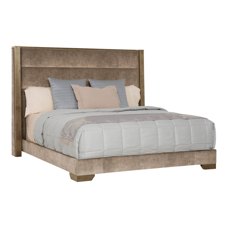 Thom Filicia Home Upholstered Bed, Ian Haze, Wrenn, Queen