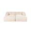 Isla Double Chaise Modular Sectional Beige-633556394