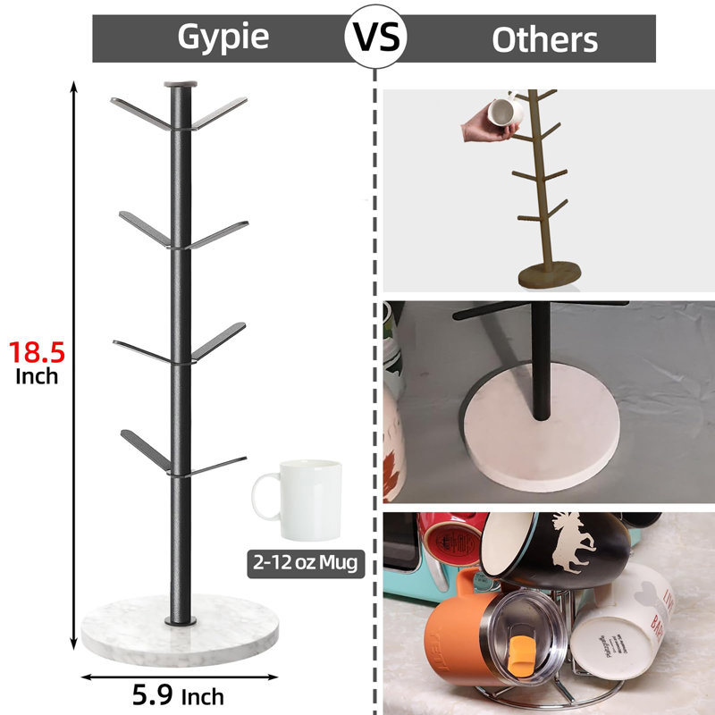 Mug Holder Tree, Black