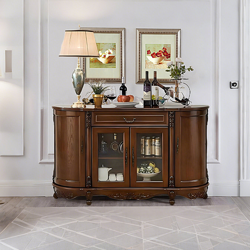 Armoire de salle à manger 51,18 po, H 25,04 po x l 51,18 po x P 13,78 po