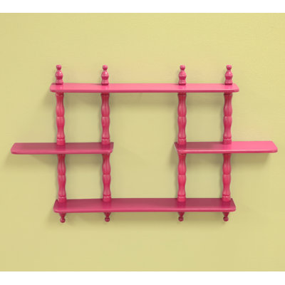 4 Piece Floating Shelf with Adjustable Shelves