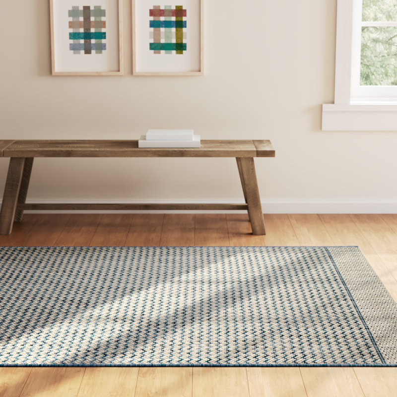 Galloway Chevron Indoor / Outdoor Rug, Rectangle 7'10" x 10'9"