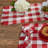 Serles Rectangular Checkered Table Runner-466671730-466671729