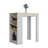 Kitchen Island 41" H, 2 Bottle Organizer And Shelf, White / Macadamia