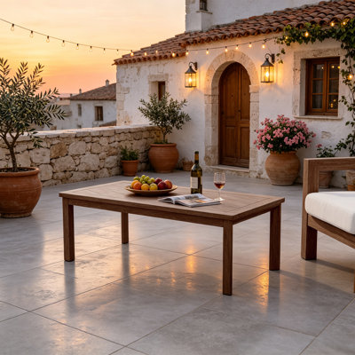 Outdoor Solid Wood Patio Coffee Table