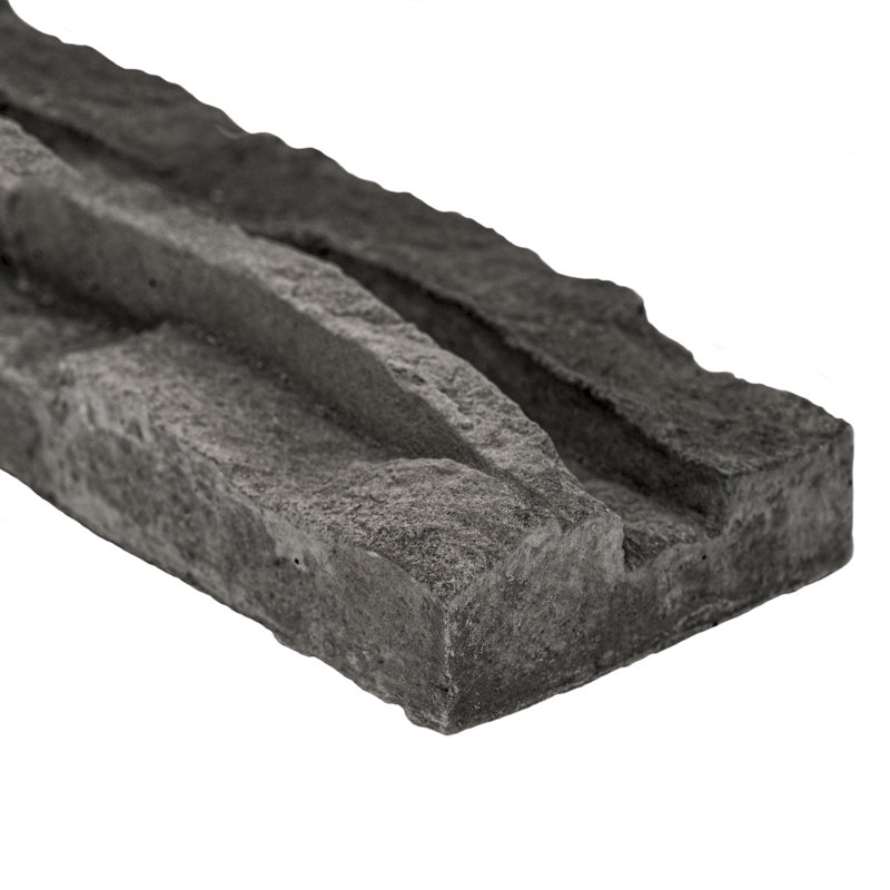 Panneaux muraux en pierre reconstituée empilée Terraforma Silverthorn, tailles assorties (15 pièces, 5,4 pi² par boîte)