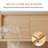 48" Brown Modern Single Bathroom Vanity With Ceramic Basin
