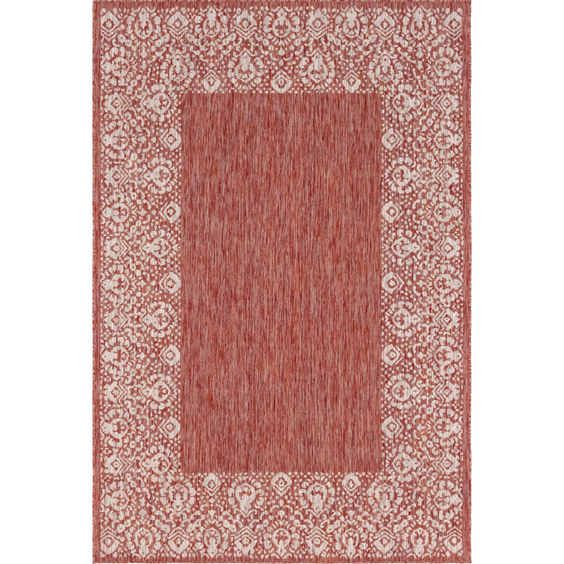 Dmitri Oriental Indoor / Outdoor Rug, Rectangle 4'1" x 6'1"
