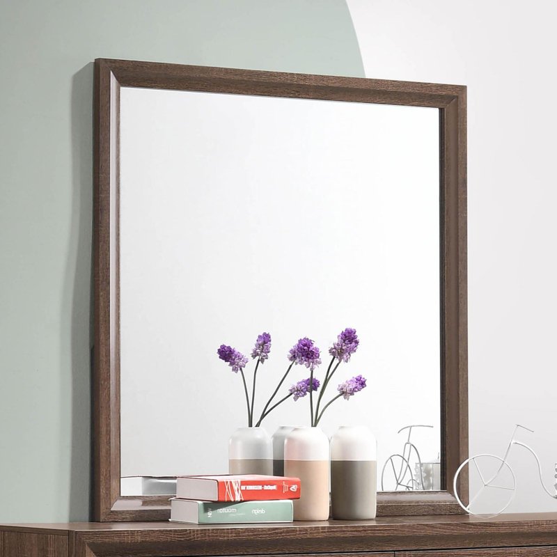 Gaonou Elegant Design - Miroir pour commode brun chaud Gaonou