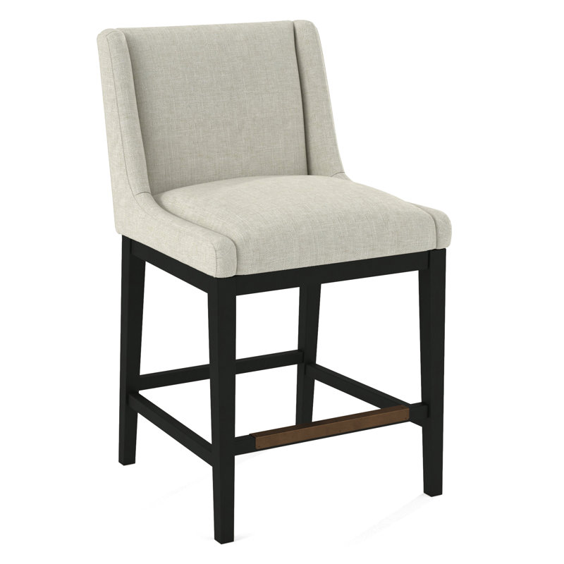 Upholstered Stool, Black, 61527-88