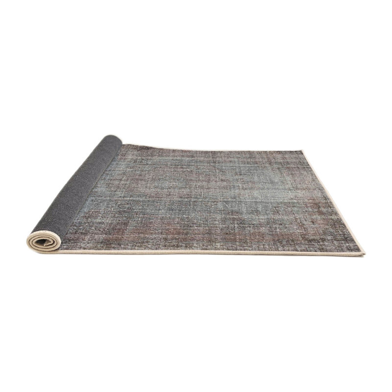 Tapis brun contemporain, Rond 3 pi