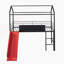 Lit mezzanine en métal avec glissade Aneesaa