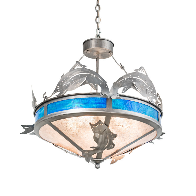 Lustre conique unique à 4 lumières Eldert