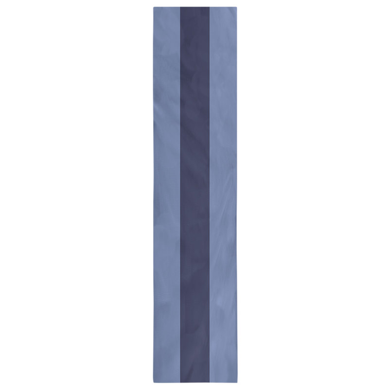 Basketball Table Runner, 72" L x 16" W, Poly Twill, Memphis Blue/Navy/Blue