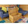 Holcombe Carved Acacia Wood Coffee Table with Storage