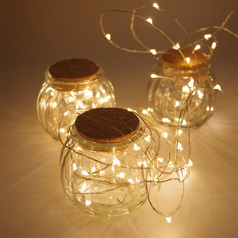 168'' LED Twinkle String Lights, Warm White