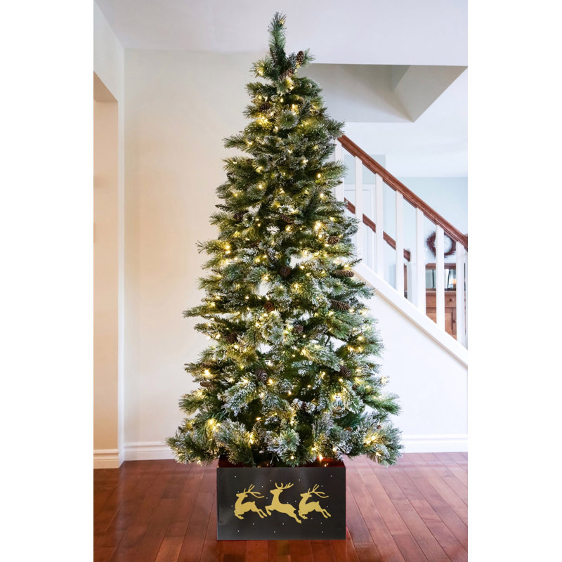 Solution d’entretien d’arbre de noël gold renne, H 9 po x l 16 po x P 16 po