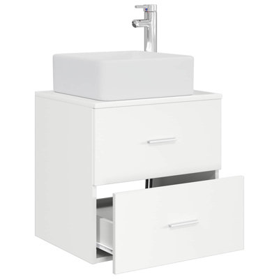Single Bathroom Vanity with Ceramic Basin
