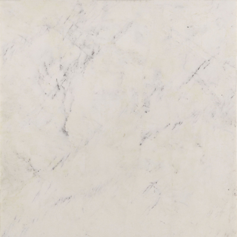 Square Marble Top Coffee Table, White And Black