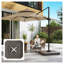Outsunny Lot de 2 poids de lestage pour parasol déporté, en PEHD haute résistance, pour une utilisation dans l'eau ou sur le sable, brun