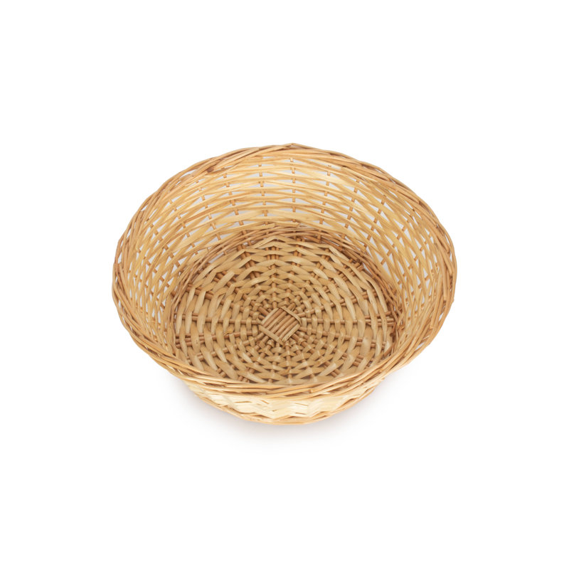 Foraker Wicker Tapered Storage Tray Basket