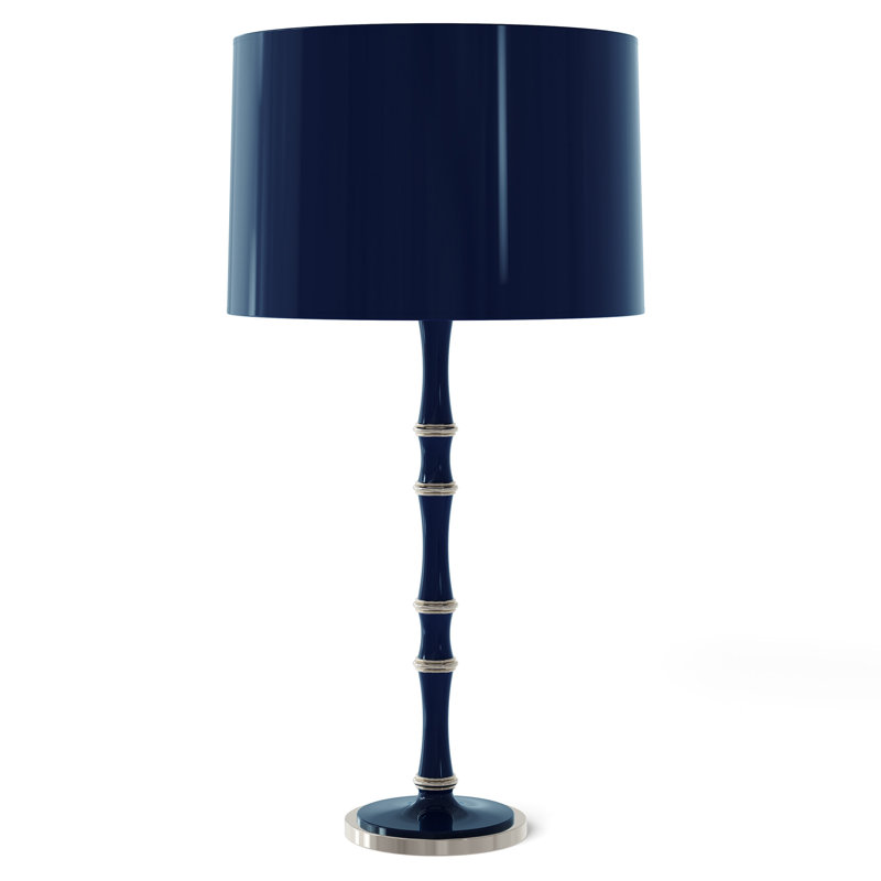 Kane Table Lamp, Celadon, Polished Nickel, Celadon