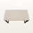 Sylvia Light Taupe Finish Computer Desk With Black Metal Leg, 29.35" H X 47.01" W X 23.63" D