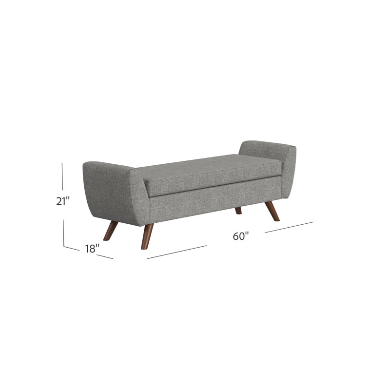 Amsi Upholstered Storage Bench
