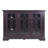 Spacious 3-Door Sideboard Cabinet with Tempered Glass-1262781463-1262781457