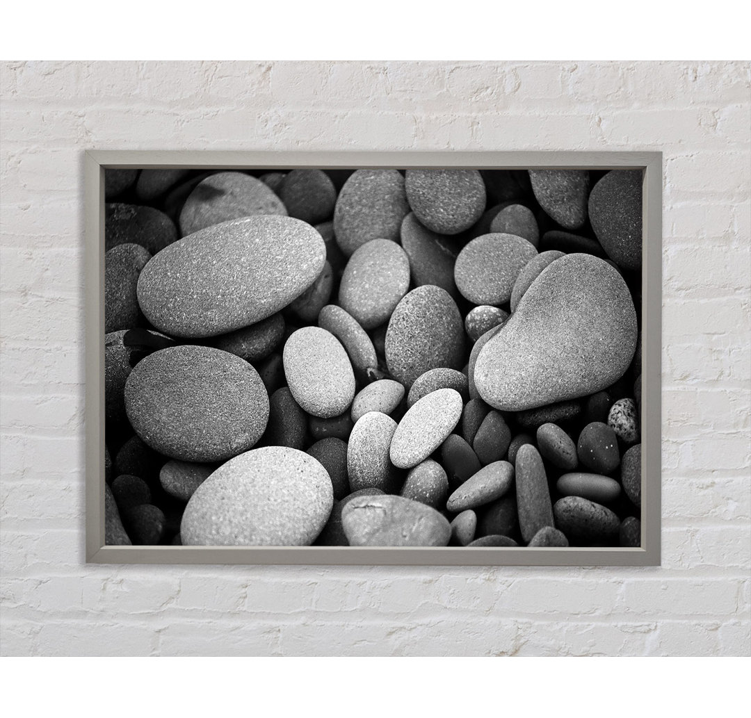 Amazing Love Rock B N W - Single Picture Frame Kunstdrucke auf Leinwand