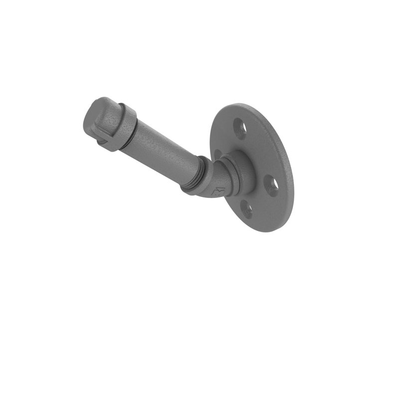 Bayer Wall Mounted Robe Hook, Matte Gray