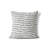 Crop Row Ivory Charcoal Throw Pillow-107807977