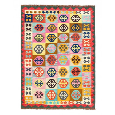Natally One-of-a-Kind 5' X 6'8'' Flat Weave Area Rug
