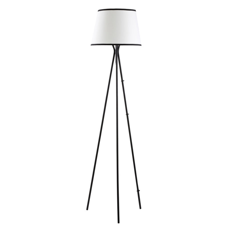 Semeka 67'' Tripod Floor Lamp Set, Black