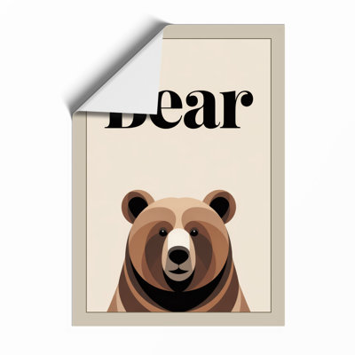 Bear Minimalist - Print