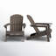 Chaise Adirondack pliante en bois massif Woking-18671096