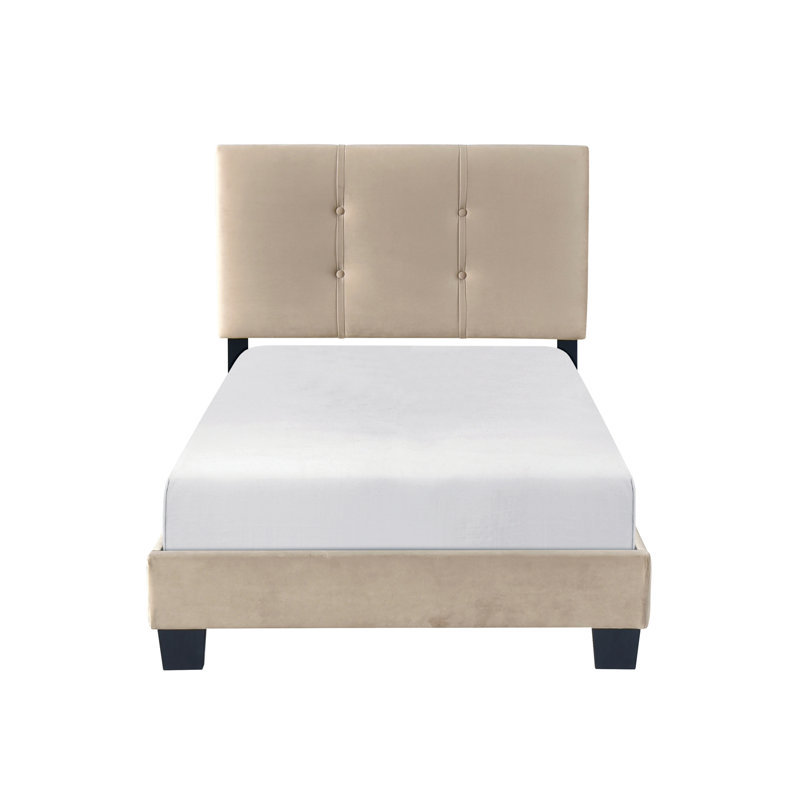 Mobilier de chambre à coucher 1pc, Marron clair, Lit simple