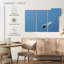 Plume blanche sur fond bleu Kerner-108089984